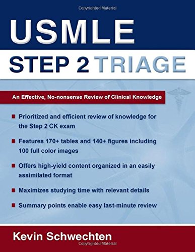 USMLE Step 2 Triage An Effective No-nonsense Review of Clinical Knowledge [Paperback]