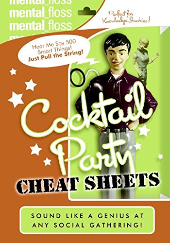 Mental Floss: Cocktail Party Cheat Sheets [Paperback]