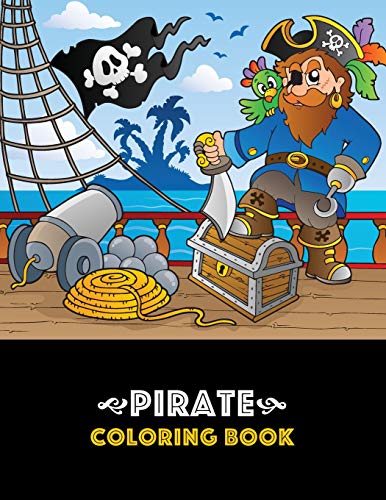 Pirate Coloring Book [Paperback]