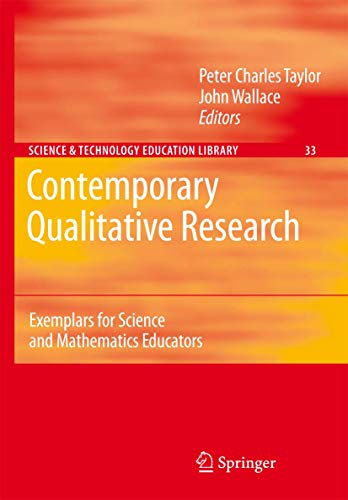 Contemporary Qualitative Research Exemplars for Science and Mathematics Educato [Hardcover]