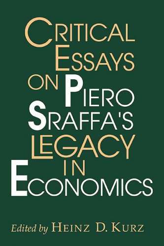 Critical Essays on Piero Sraffa's Legacy in Economics [Paperback]