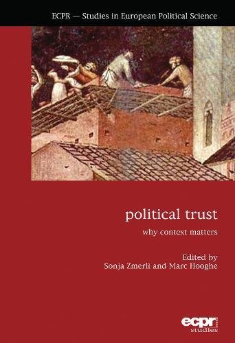 Political Trust Why Context Matters [Hardcover]