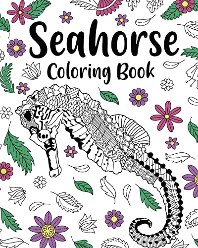 Seahorse Coloring Book, Coloring Books For Adults