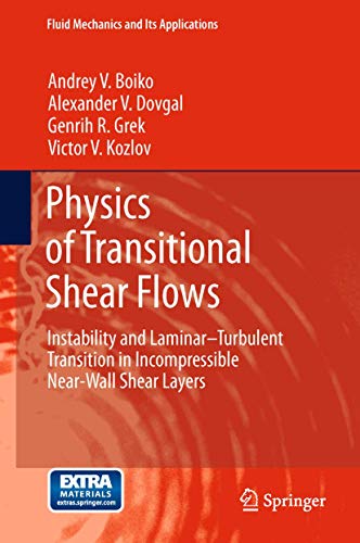 Physics of Transitional Shear Flows Instability and LaminarTurbulent Transitio [Hardcover]