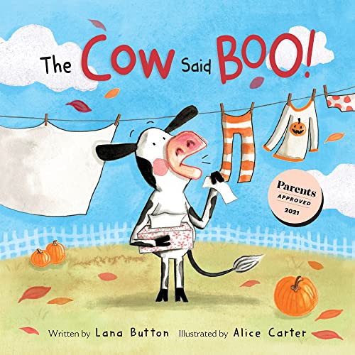 The Cow Said BOO [Board book]