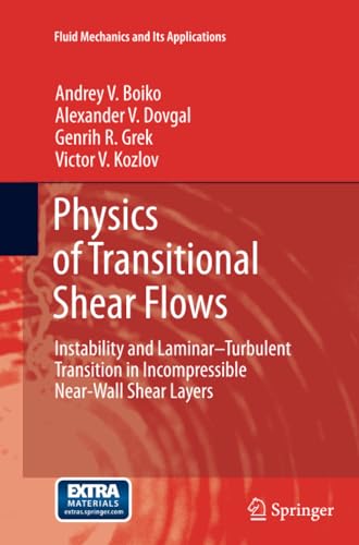 Physics of Transitional Shear Flows Instability and LaminarTurbulent Transitio [Paperback]