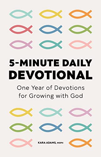 5-Minute Daily Devotional One Year of Devotions for Growing with God [Paperback]