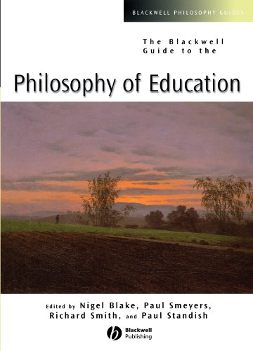 The Blackwell Guide to the Philosophy of Education [Paperback]
