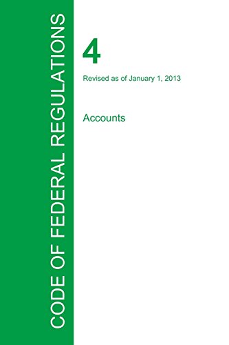 Code Of Federal Regulations Title 4, Volume 1, January 1, 2015 [Paperback]