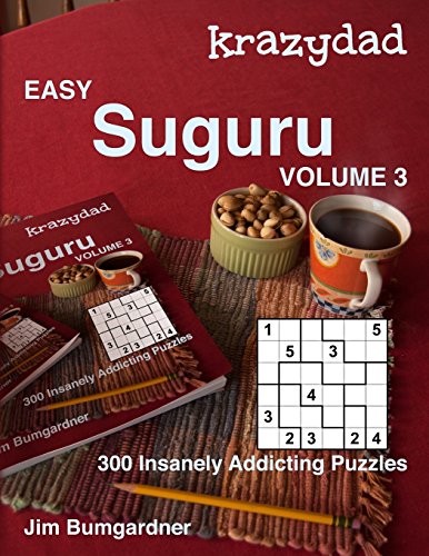 Krazydad Easy Suguru Volume 3  300 Insanely Addicting Puzzles [Paperback]
