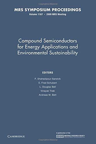 Compound Semiconductors for Energy Applications and Environmental Sustainability [Paperback]