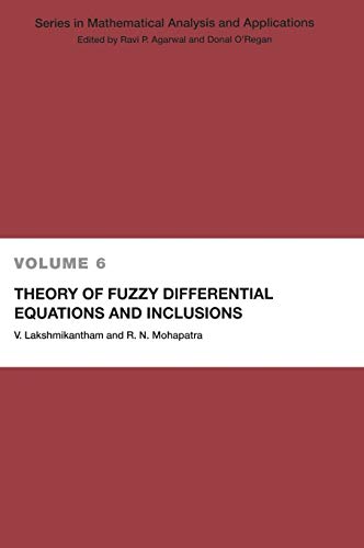 Theory of Fuzzy Differential Equations and Inclusions [Hardcover]
