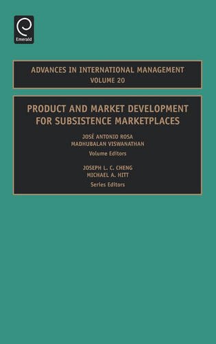 Product and Market Development for Subsistence Marketplaces [Hardcover]