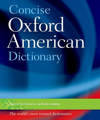 Concise Oxford American Dictionary [Hardcover]