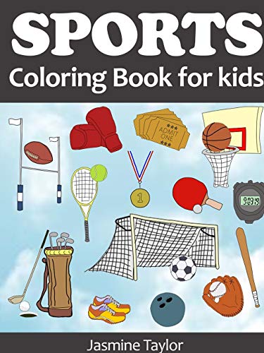 Sports Coloring Book for Kids [Paperback]