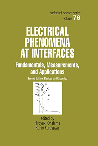 Electrical Phenomena at Interfaces Fundamentals Measurements, and Applications [Hardcover]