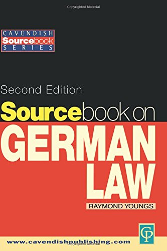 Sourcebook on German Law [Paperback]