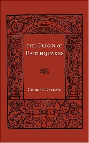 Origin of Earthquakes [Paperback]