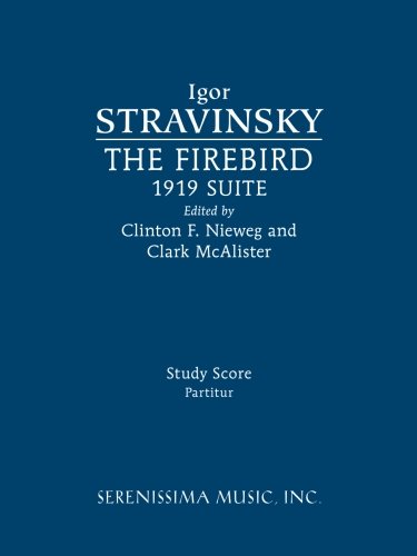 The Firebird, 1919 Suite Study Score [Paperback]