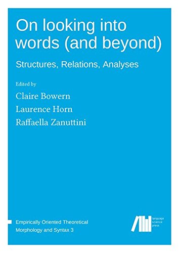 On Looking into Words (and Beyond) [Paperback]
