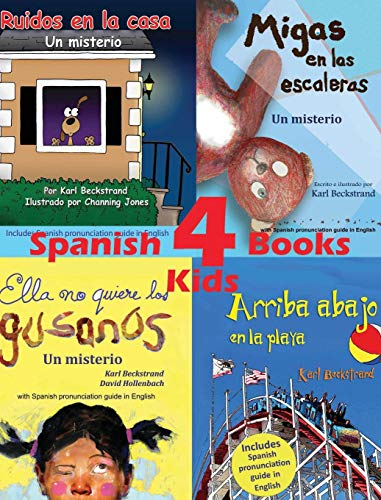 4 Spanish Books for Kids  4 Libros para Nios [Hardcover]