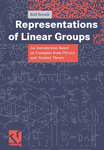 Representations of Linear Groups An Introduction Based on Examples from Physics [Paperback]