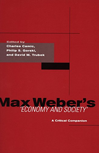 Max Weber's Economy and Society A Critical Companion [Hardcover]