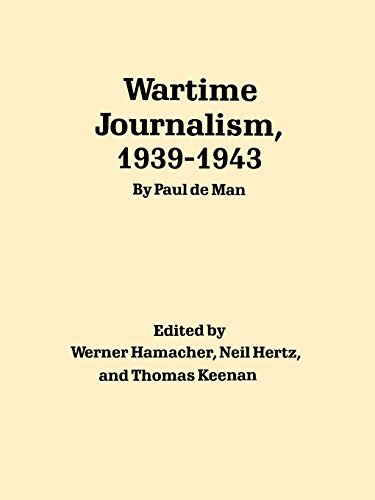 Wartime Journalism, 1939-43 [Paperback]