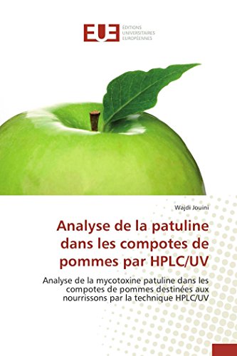 Analyse De La Patuline Dans Les Compotes De Pommes Par Hplc/uv Analyse De La My [Paperback]