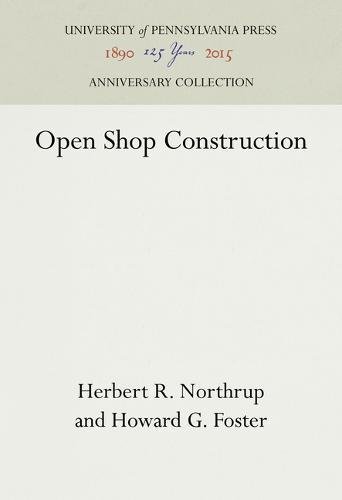Open Shop Construction [Hardcover]