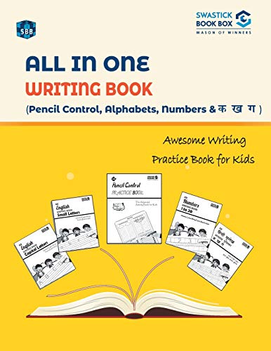 Sbb All In One Writing Book Alphabets, Nembers And Ka, Kha, Gha