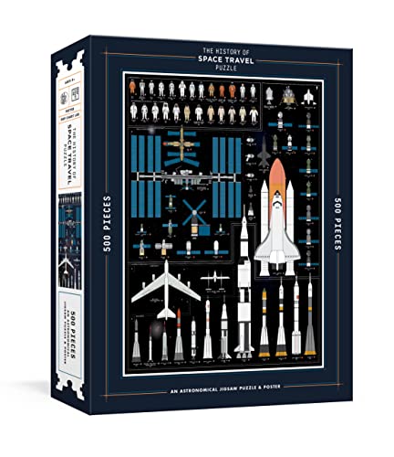 The History of Space Travel Puzzle Astronomical 500-Piece Jigsaw Puzzle &amp P [Game]