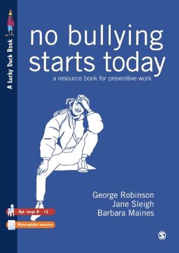 No Bullying Starts Today A Resource Book For Preventive Work [Paperback]