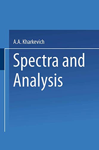 Spectra and Analysis [Paperback]