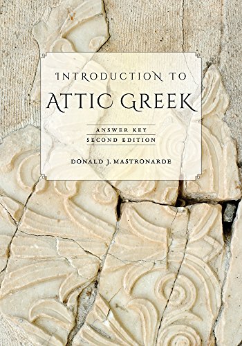 Introduction to Attic Greek Answer Key [Paperback]
