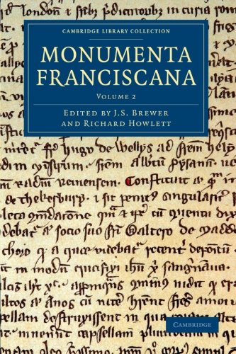 Monumenta Franciscana [Paperback]