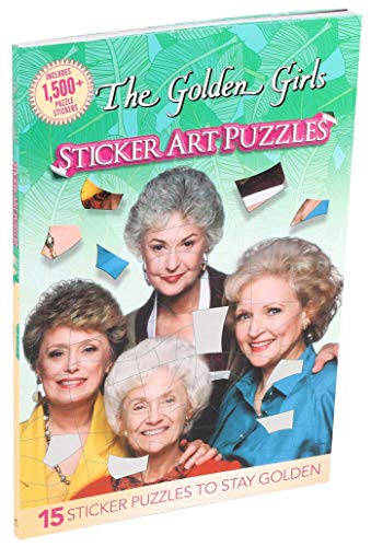 Golden Girls Sticker Art Puzzles [Paperback]
