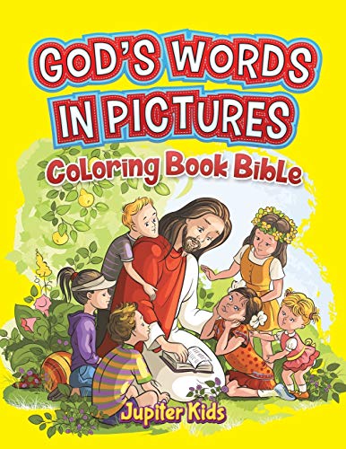 God's Words in Pictures  Coloring Book Bible [Paperback]