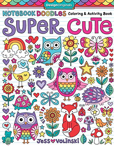 Notebook Doodles Super Cute Coloring &amp Activity Book [Paperback]