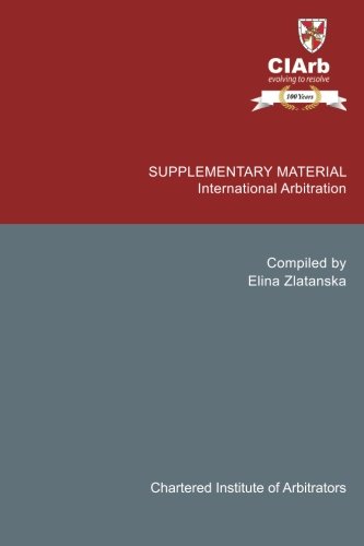 Supplementary Material International Arbitration [Paperback]