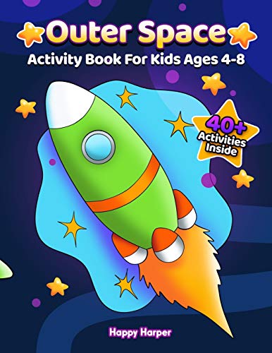 Outer Space Activity Book for Kids Ages 4-8  A Fun and Engaging Outer Space Gif [Paperback]