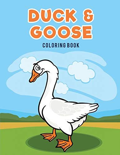Duck & Goose Coloring Book [Paperback]