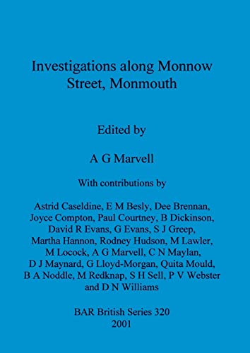 Investigations Along Monnow Street, Monmouth [Paperback]