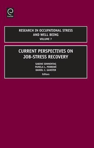 Recovery From Job Stress (research In Occupational Stress And Well Being) [Hardcover]