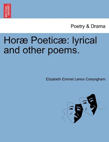 Hor Poetic  Lyrical and other Poems [Paperback]
