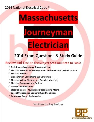 Massachusets 2014 Journeyman Electrician Study Guide [Paperback]