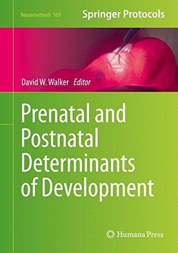 Prenatal and Postnatal Determinants of Development [Hardcover]