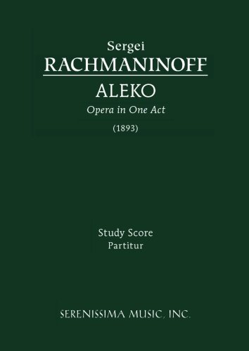 Aleko - Study Score (russian Edition) [Paperback]