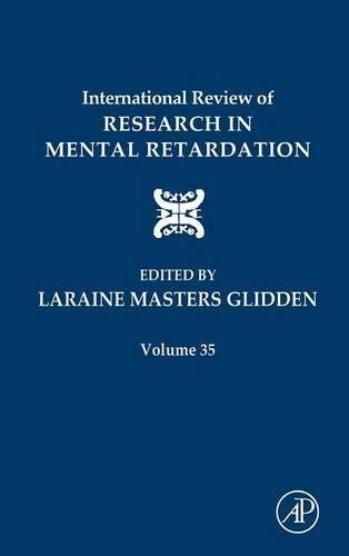 International Review of Research in Mental Retardation [Hardcover]