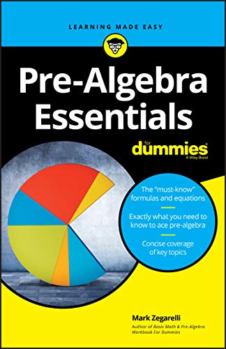 Pre-Algebra Essentials For Dummies [Paperback]